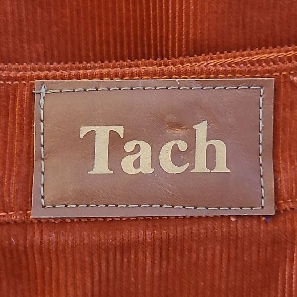 Tach Clothing Palma Pant Ruffle Corderoy Rust Colored Size L - Picture 13 of 14